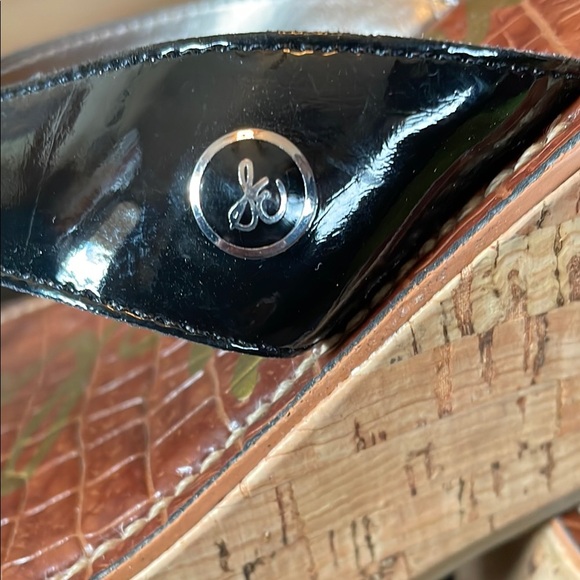 Sam Edelman Black Wedge Sandals - Picture 6 of 6